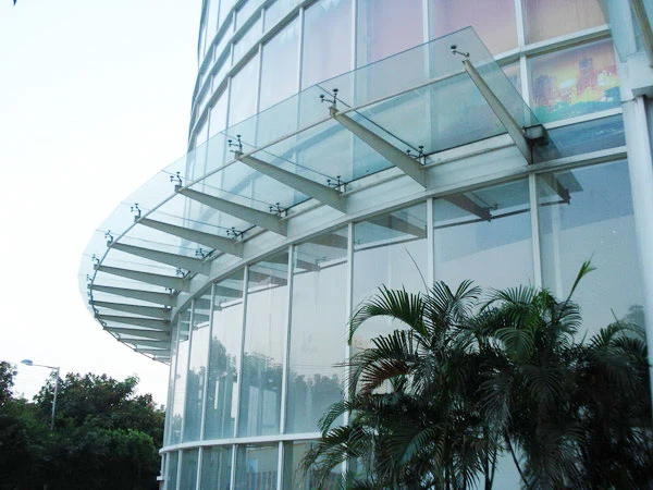 5% off Discount Aluminum Frame Building Material Curtain Wall with Double Tempered Glass