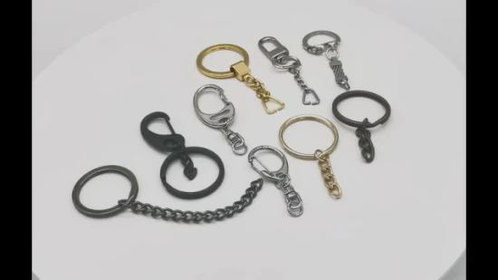 Accessoires de porte-clés en métal DIY